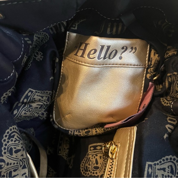 Juicy Couture Vintage Y2K Black Leather Handbag - Picture 12 of 16